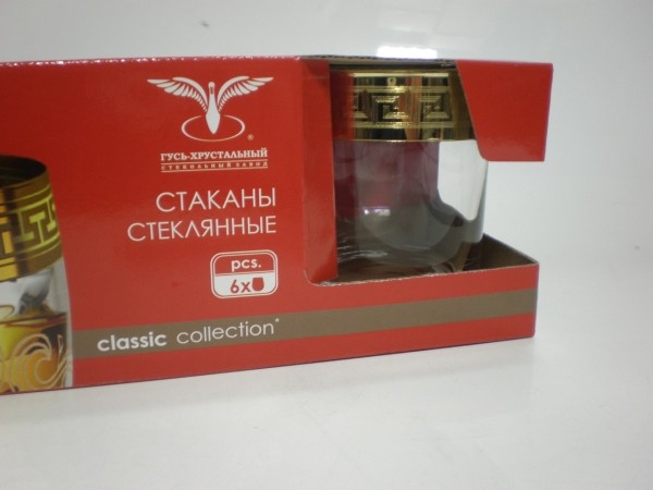 TAV91-405  Набор 6 стаканов для виски  Версаче Гол