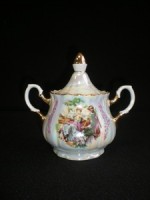 ф0369 Сахарница 550 см3 "романс", "Мадонна"
