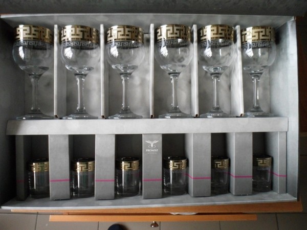 GE03-163/837 Набор 12 предм. "Греческий узор"