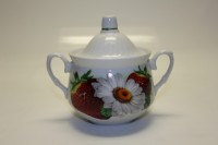 ф0780 Сахарница 450 см3 "кирмаш","Сочная клубника"